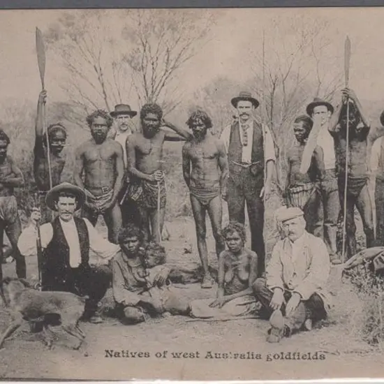 "Natives of West Australia Goldfields" ...