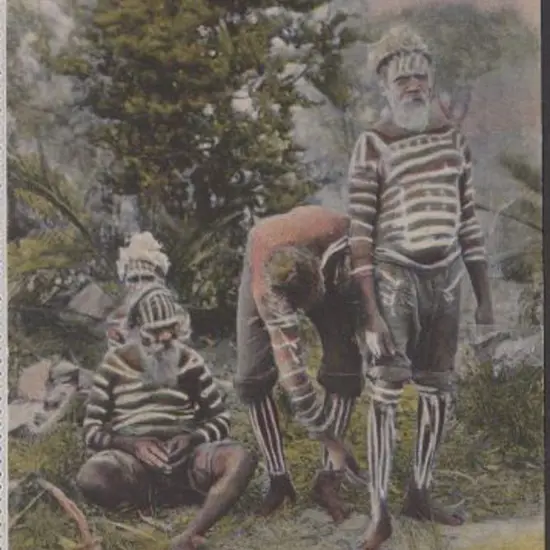 "W.A. Aboriginals preparing for a Corroboree" used ...