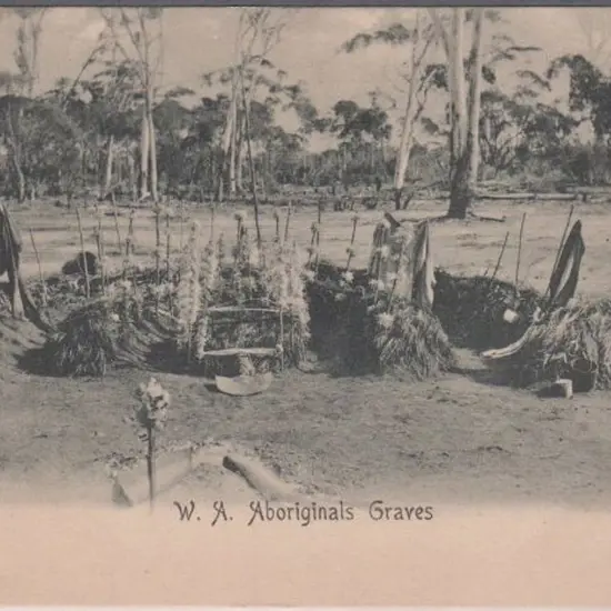 "WA Aboriginals Graves" (Foy & Gibson - Perth). ...
