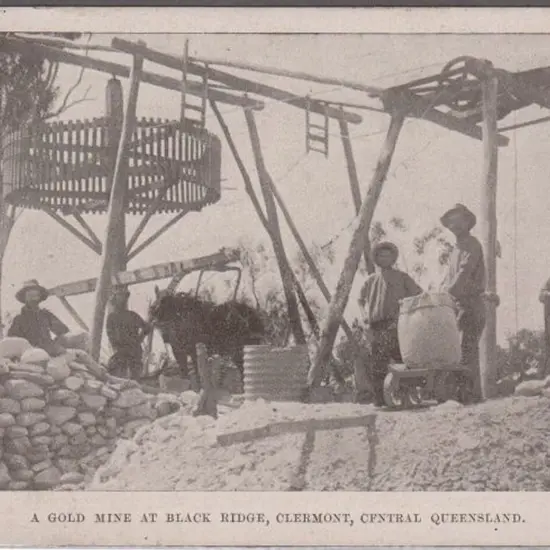 "A Gold Mine at Black Ridge, Clermont, Central ...