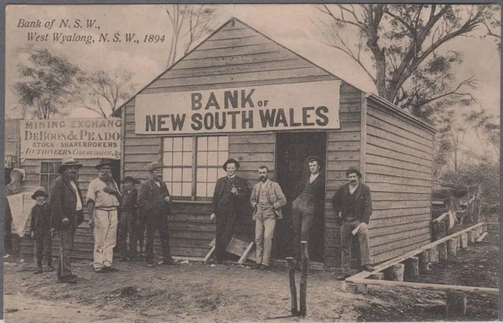 "Bank of NSW West Wyalong, NSW 1894" (Perfection ... Image 1++