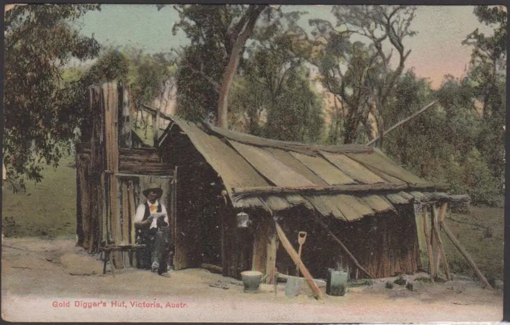 "Gold Diggeres Hut, Victoria, Australia" (Germany) ... Image 1++