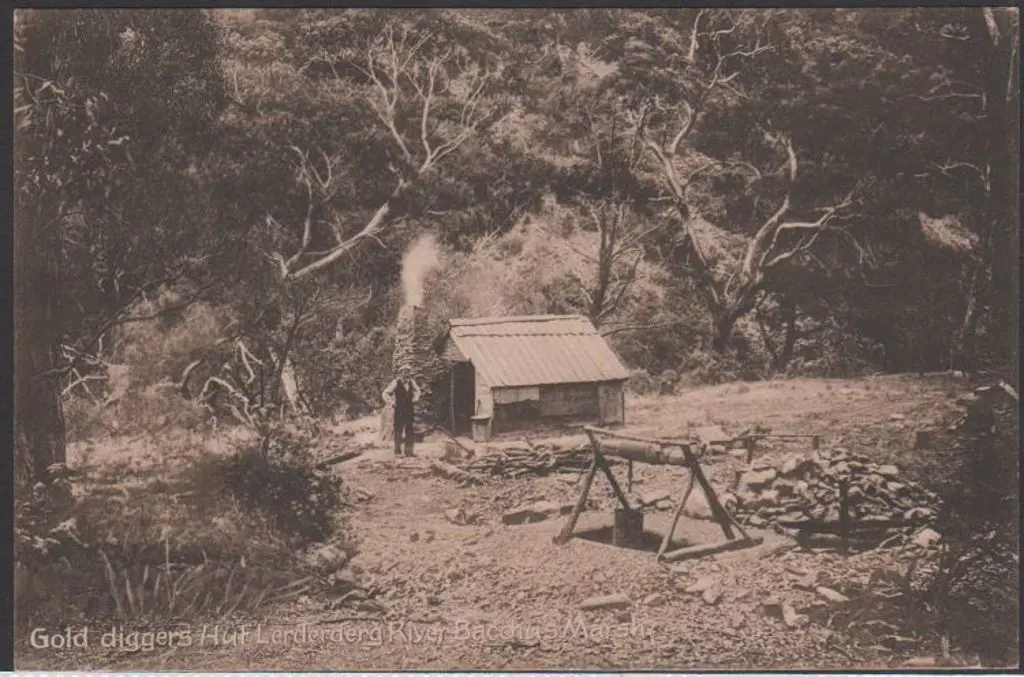 "Gold Diggers Hut Lerderderg River, Bacchus Marsh" ... Image 1++