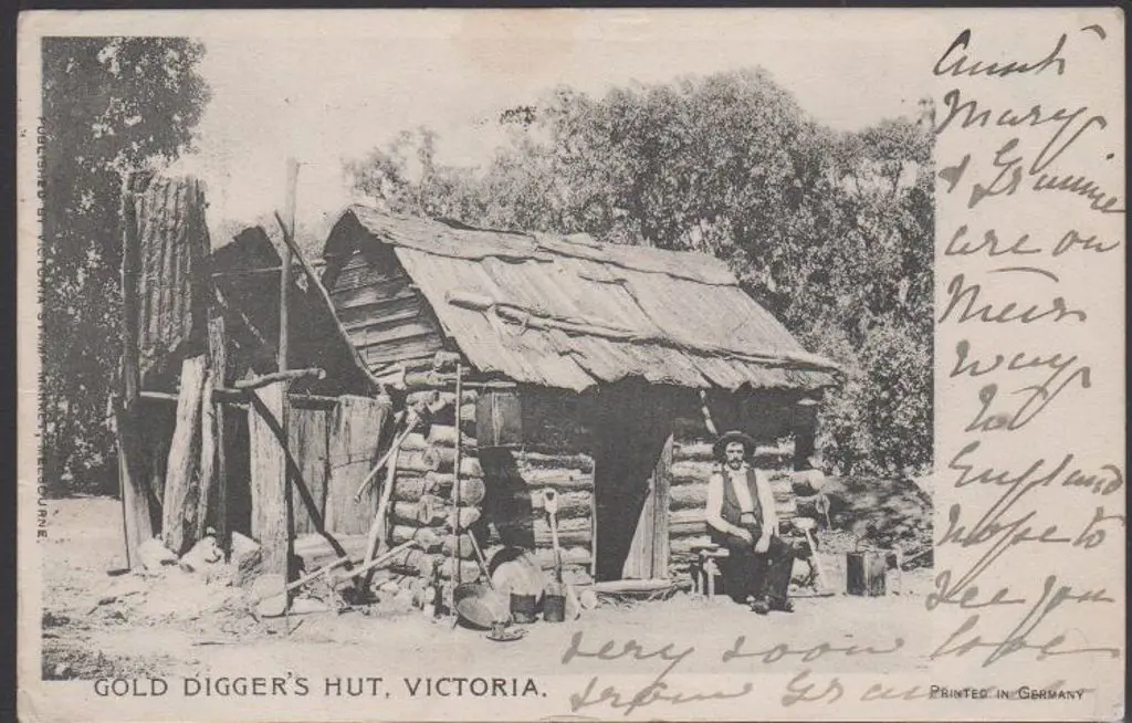 "Gold Digger's Hut Victoria" (Germany) with the ... Image 1++