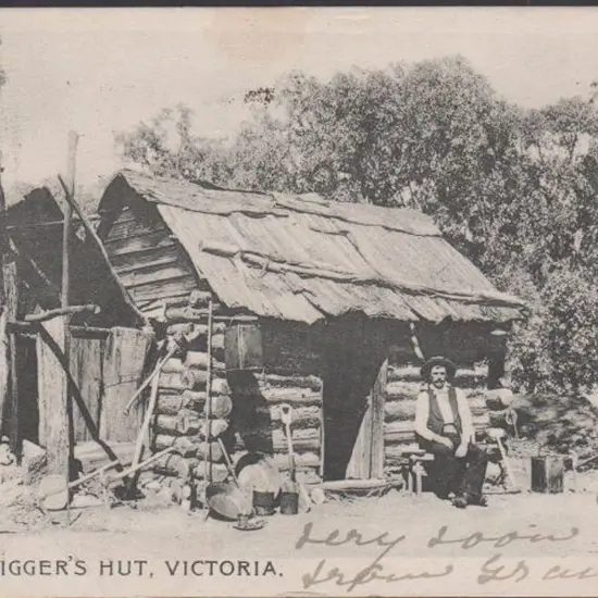 "Gold Digger's Hut Victoria" (Germany) with the ...