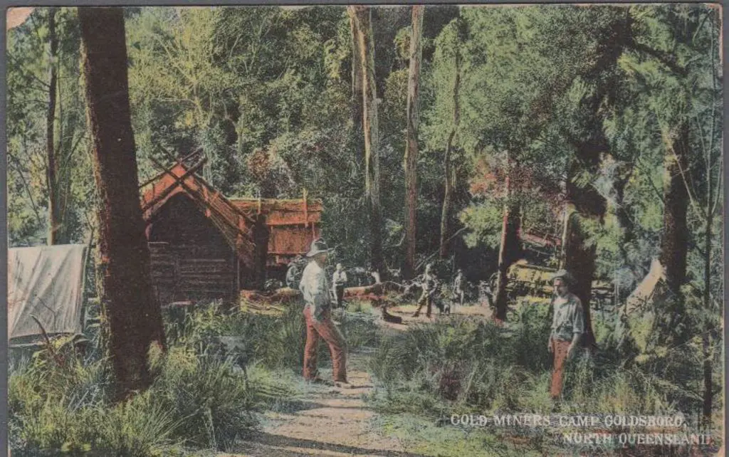 "Gold Miners Camp Goldsboro, North Queensland" ... Image 1++