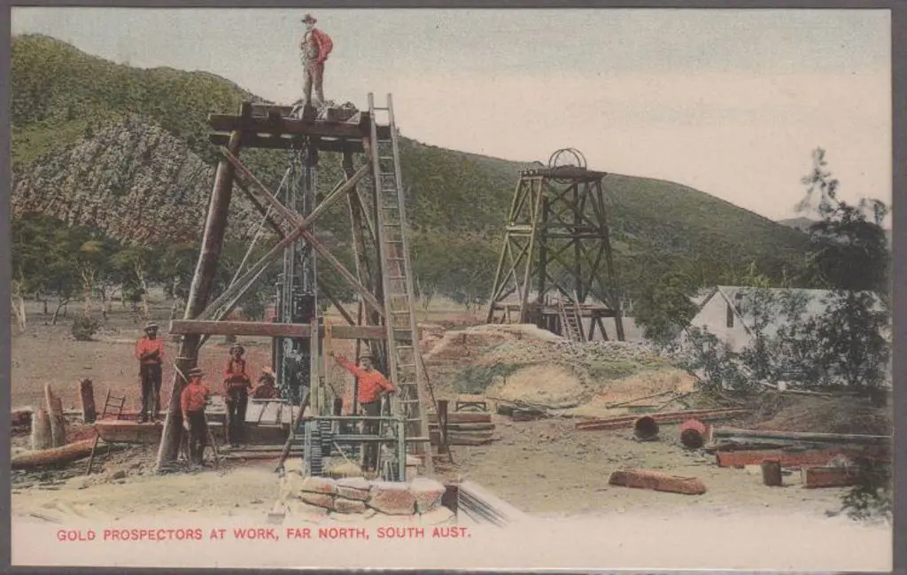 "Gold Prospectors at Work, Far North, South ... Image 1++