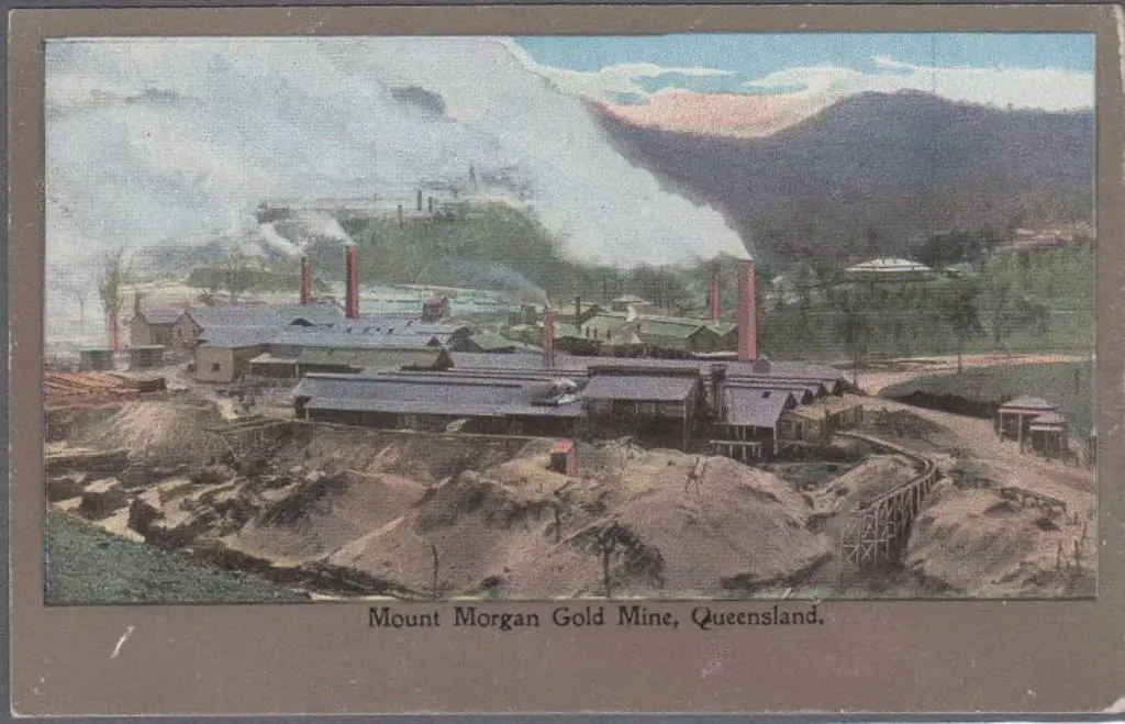 "Mount Morgan Gold Mine, Queensland" (Cloverleaf) ... Image 1++