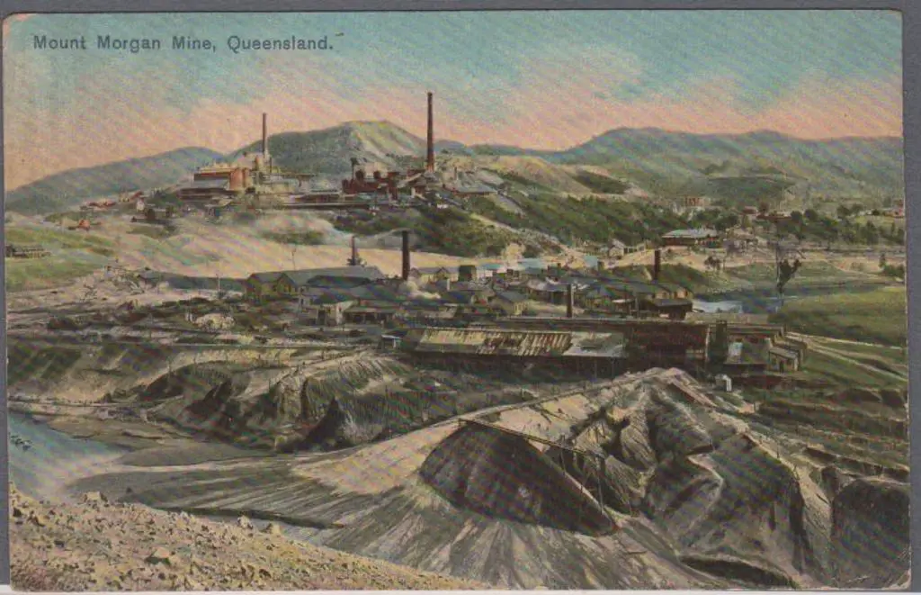 "Mount Morgan Mine, Queensland" (Shell Series) in ... Image 1++