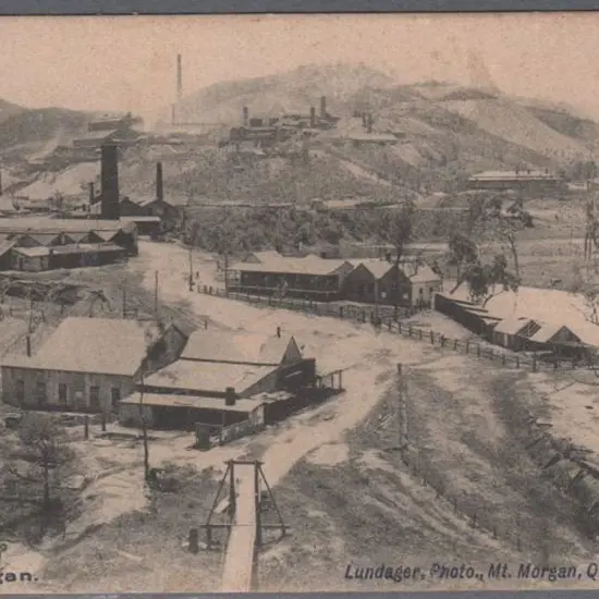 "Mount Morgan" (Lundager, Photo, Mt Morgan) in B&W ...
