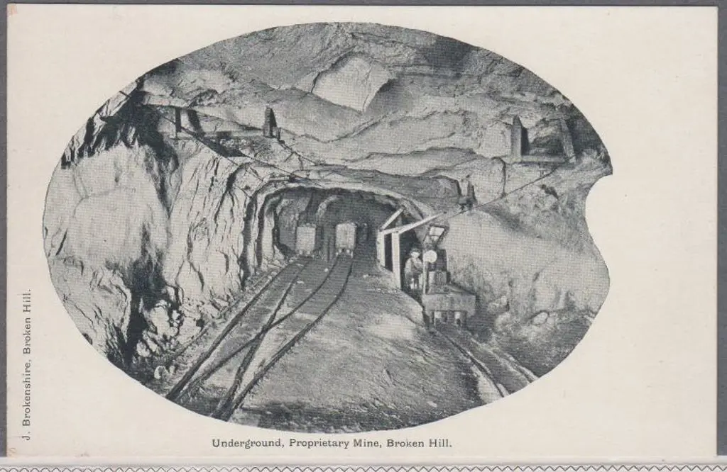"Underground, Proprietary Mine, Broken Hill" ... Image 1++