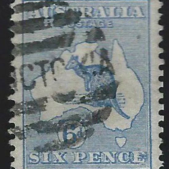 1913 1st wmk 6d ultramarine with retouched second ...