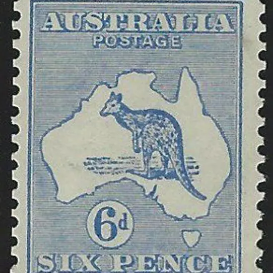 1915 2nd wmk 6d ultramarine MUH, centred slightly ...