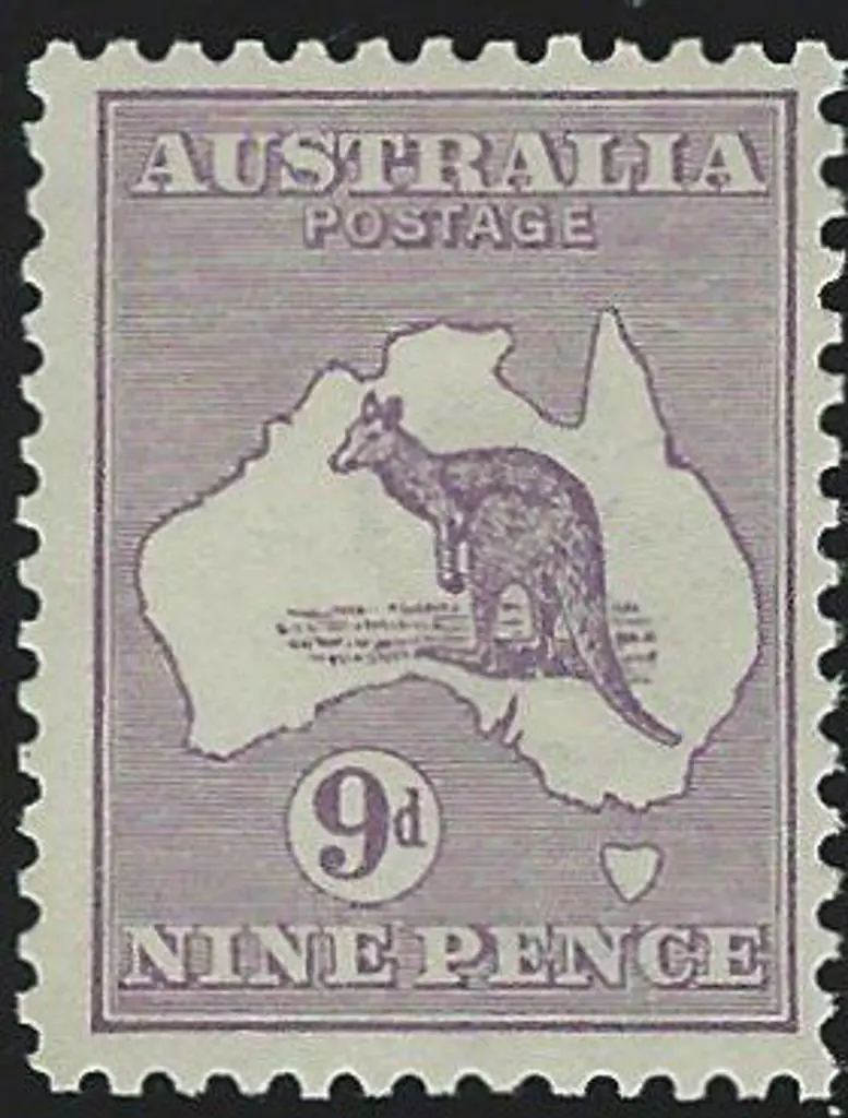 1915 2nd wmk 9d pale violet. MUH & centred to ... Image 1++