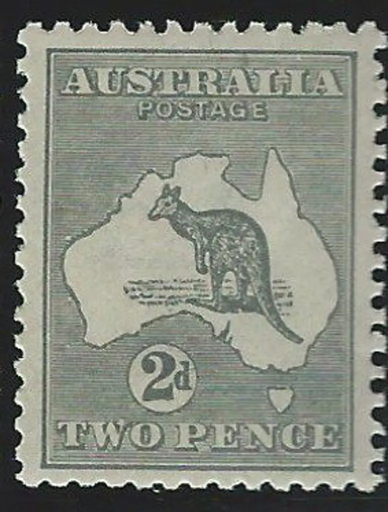 1915-28 3rd wmk 2d bluish grey Die IIa. MUH & well ... Image 1++