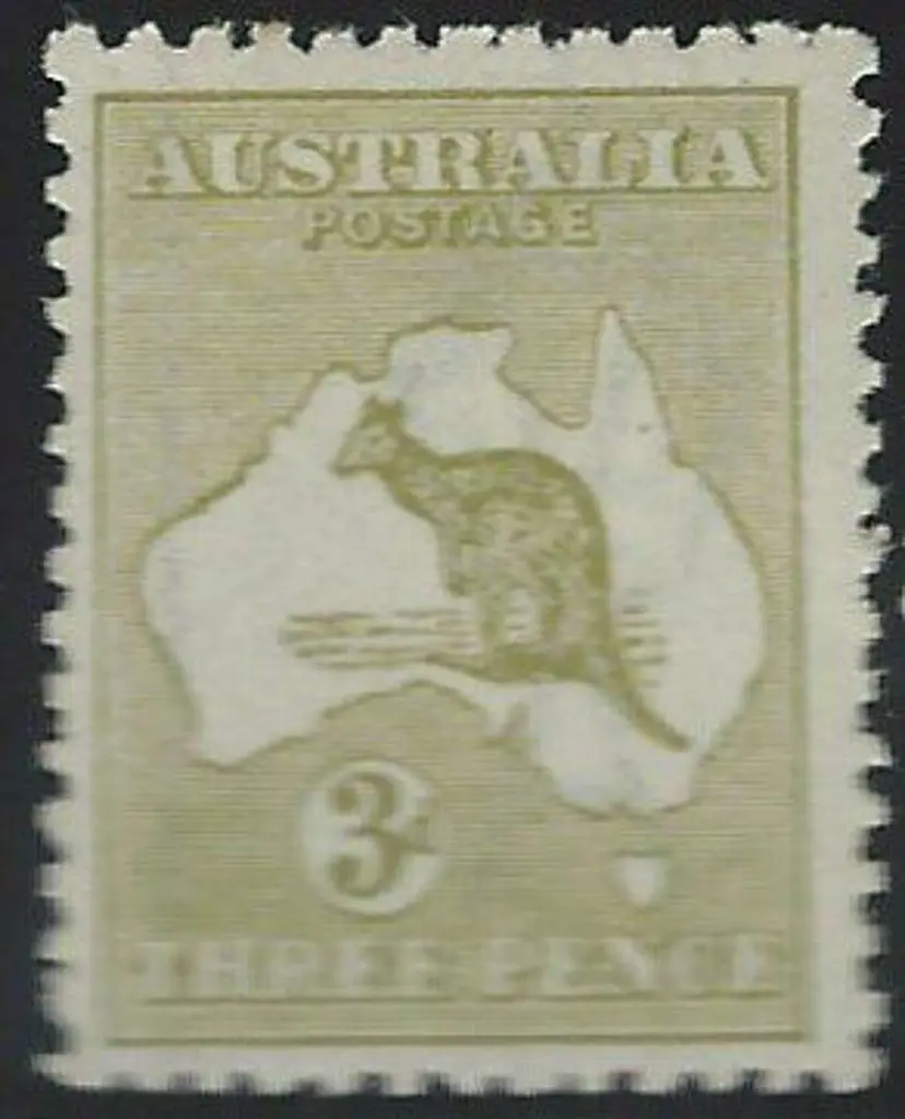 1915-28 3rd wmk 3d yellow-olive Die I. Fresh MUH. ... Image 1++