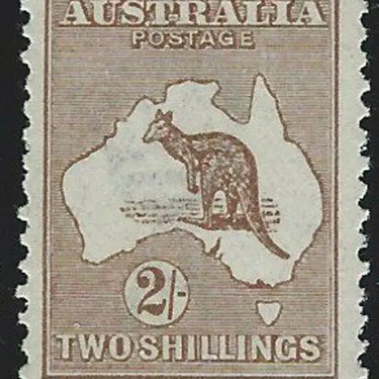 1915-28 3rd wmk 2/- brown MVLH. A couple of ...