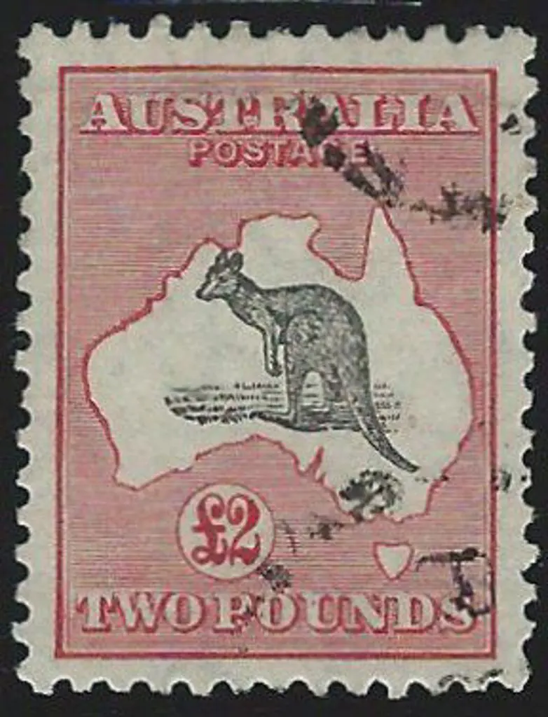 1929-30 Smult £2 grey & rose crimson with ... Image 1++