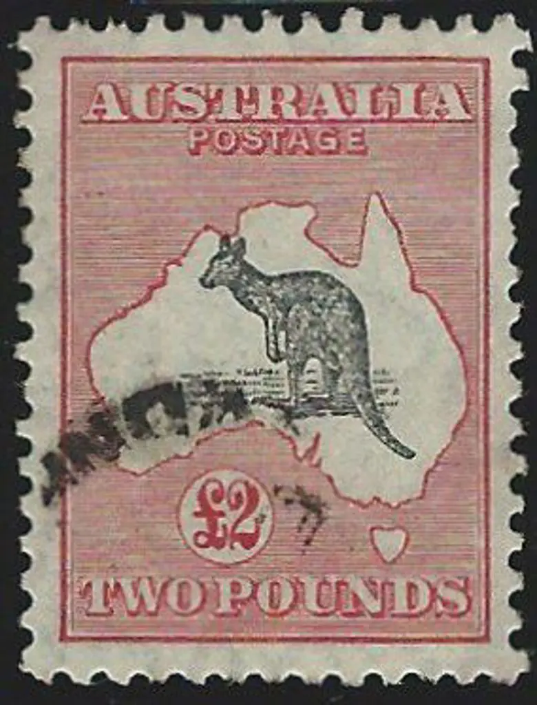 1929-30 Smult £2 grey & rose-crimson. Good to fine ... Image 1++