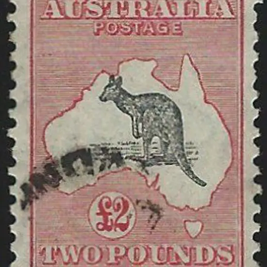 1929-30 Smult £2 grey & rose-crimson. Good to fine ...