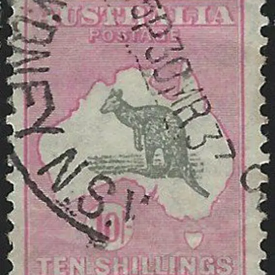 1931-47 CofA 10/- grey & pink Die II. Some toned ...