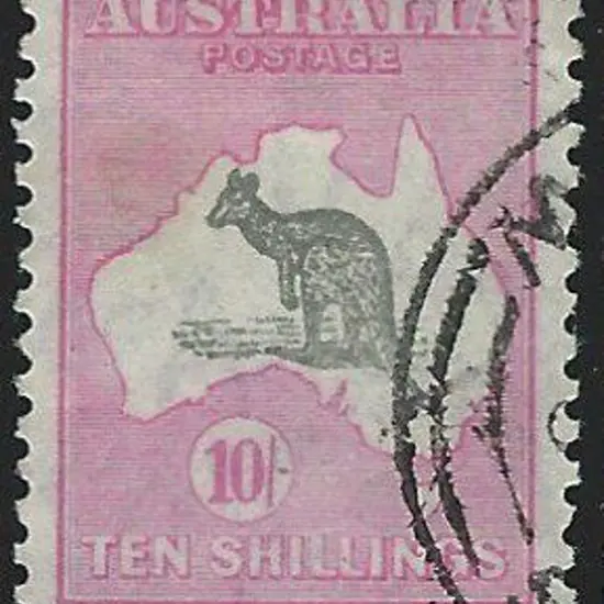 1931-47 CofA 10/- grey & pink. F/U with couple of ...