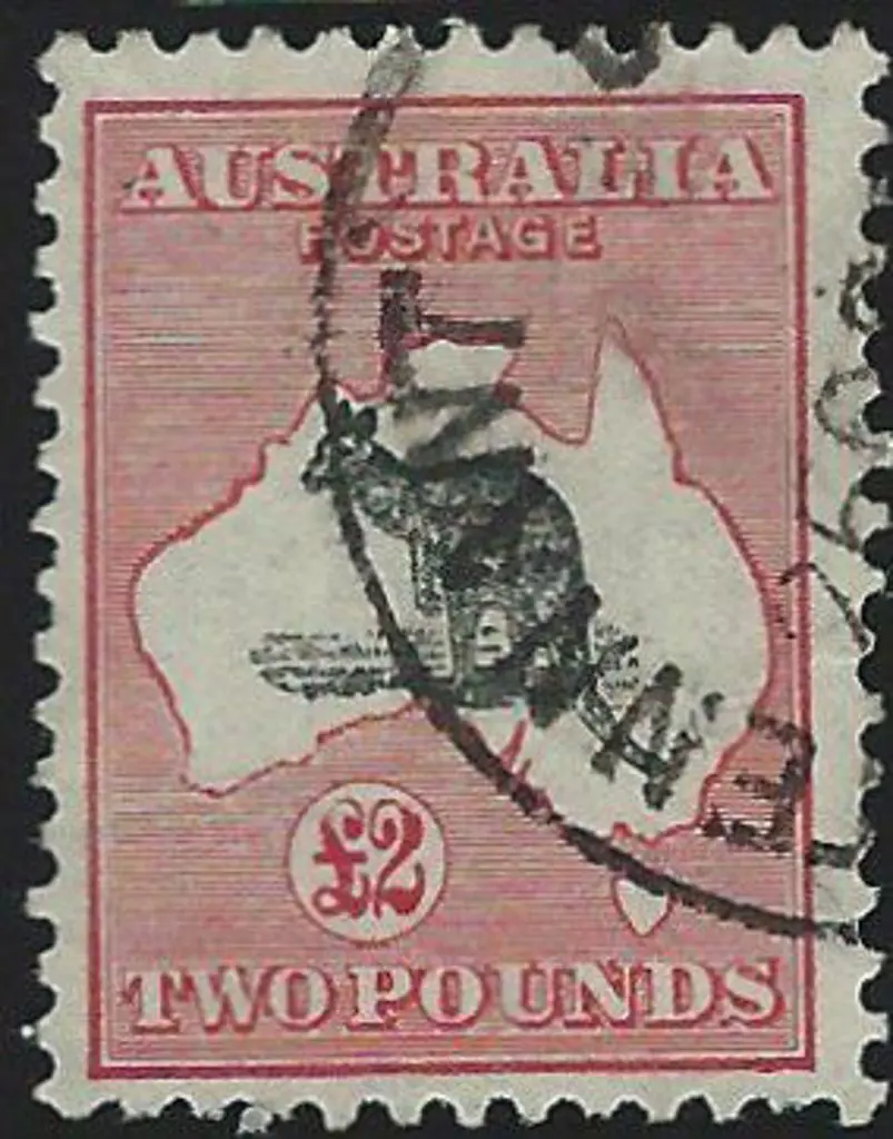 1931-47 CofA £2 grey-black & rose-crimson Die II. ... Image 1++