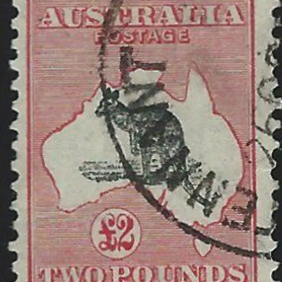 1931-47 CofA £2 grey-black & rose-crimson Die II. ...