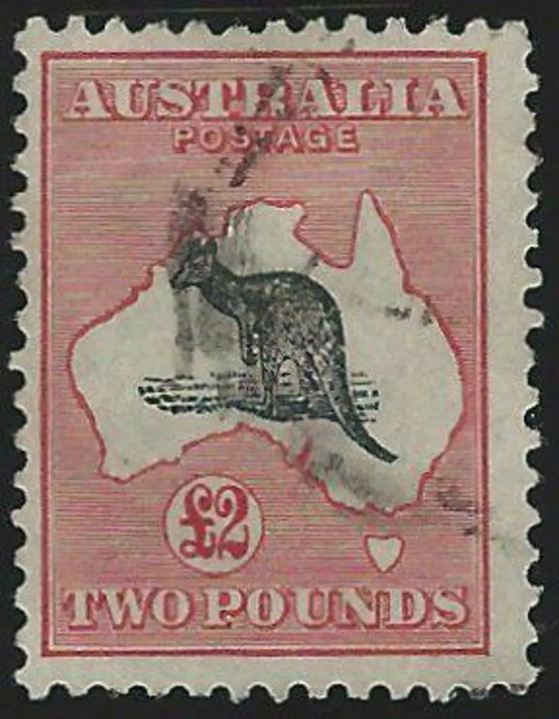 1931-47 CofA £2 grey-black & rose-crimson Die II. ... Image 1++