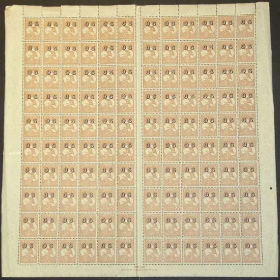1932 6d chestnut kangaroo overprinted "OS" in ...