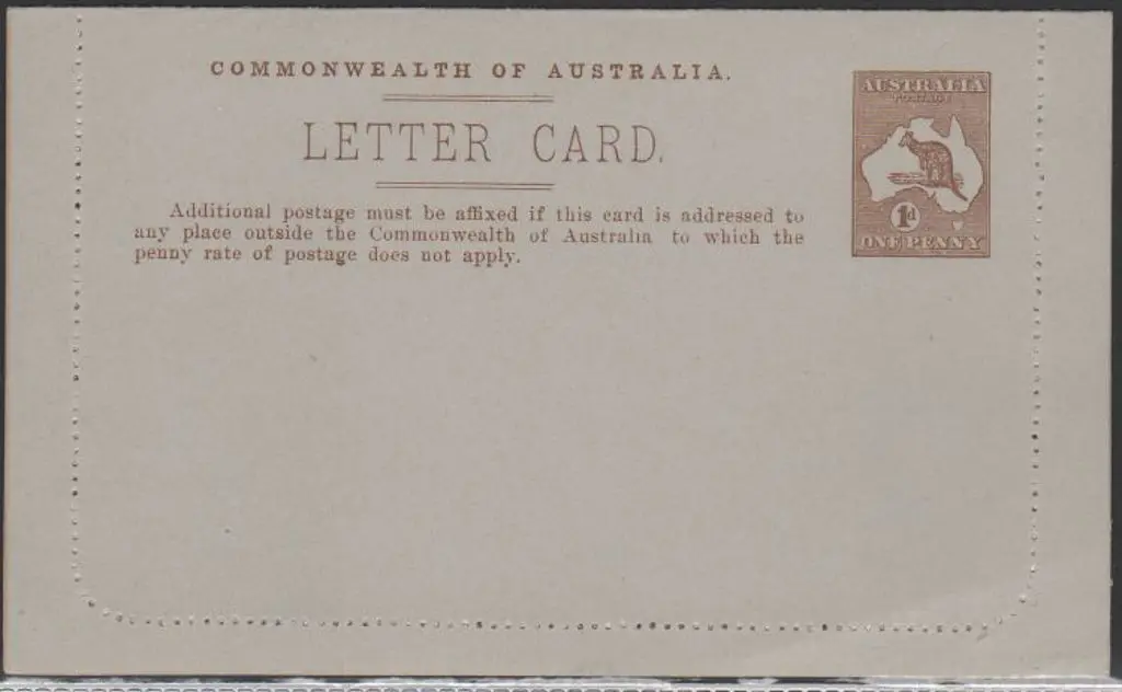 1913 1d chestnut brown, Die II kangaroo mint ... Image 1++