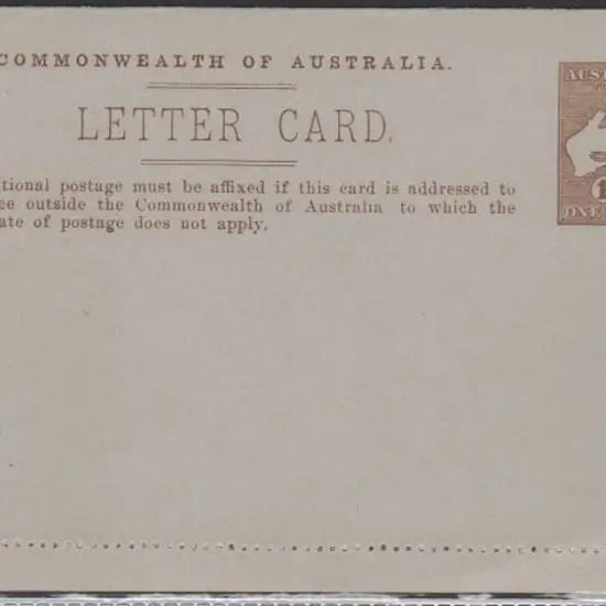 1913 1d chestnut brown, Die II kangaroo mint ...