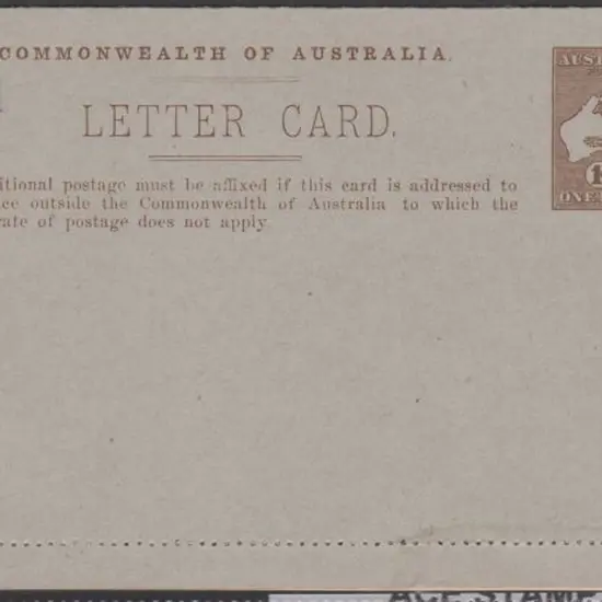 1913 1d light brown, Die II kangaroo mint letter ...