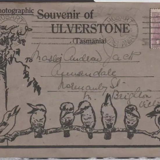 1923 "Souvenir of Ulverstone (Tasmania)" photo ...
