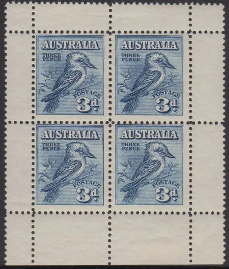 1928 Kookaburra Miniature Sheet. Lightly hinged in ... Image 1++