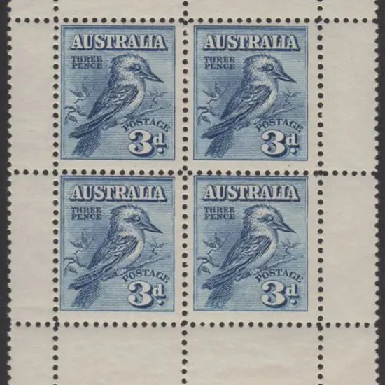 1928 Kookaburra Miniature Sheet. Lightly hinged in ...