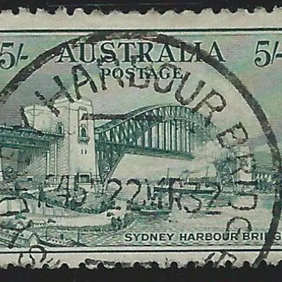 1932 5/- Sydney Harbour Bridge with superb, near ...
