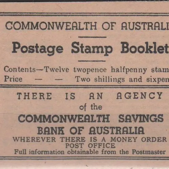 1942 2/6d booklet with black on buff cover ...