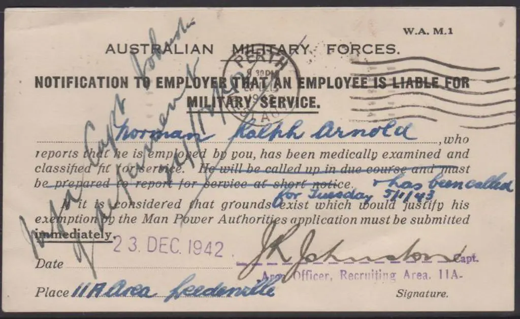1942 (23rd Dec) Pre-printed postcard titled ... Image 1++