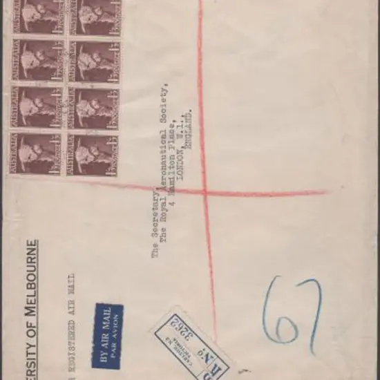 1948 1/3d Hereford Bull block of 10 commercially ...