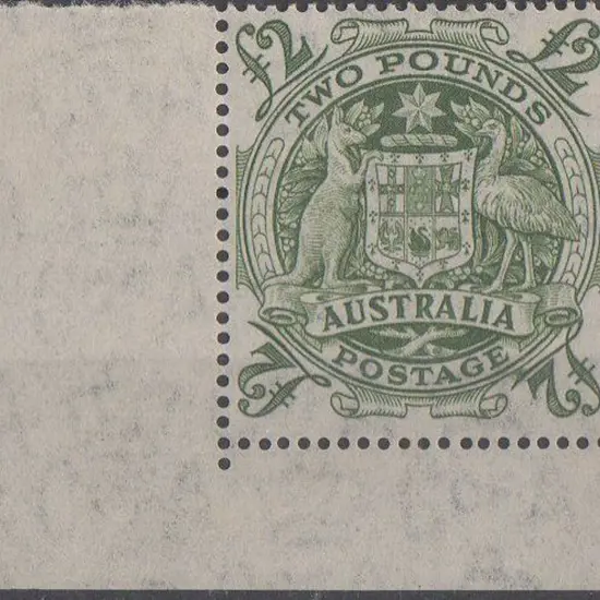 1949/50 £2 Arms. MUH marginal single showing ...