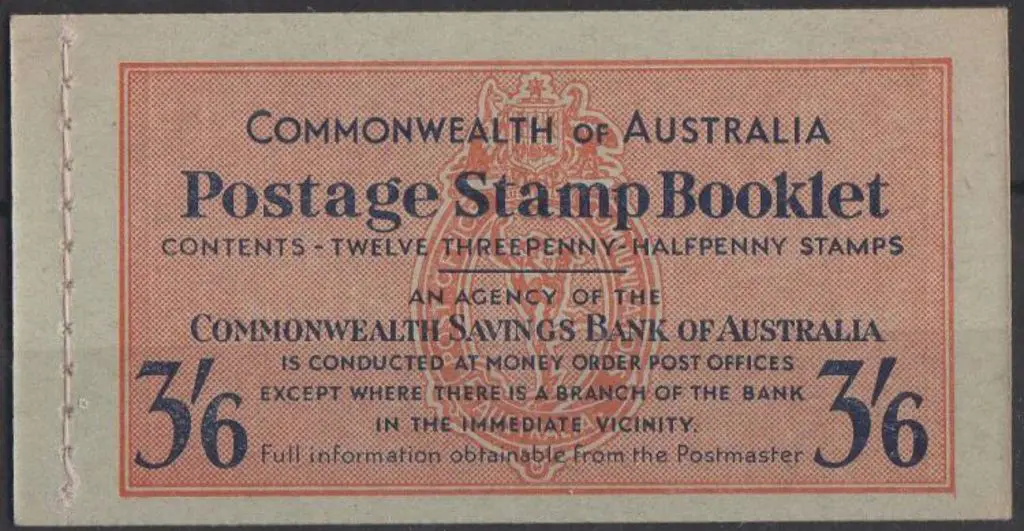 1952 3/6s KGVI booklet with tropical wax ... Image 1++