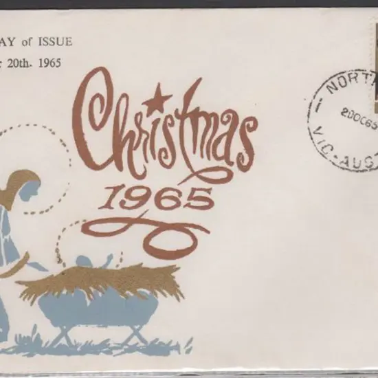 1965 (20th Oct) 5d Christmas hand painted ...