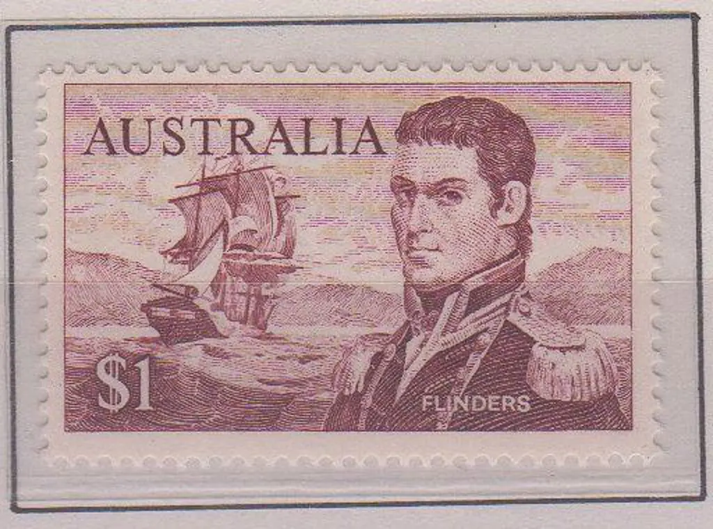 1973 $1 Flinders perf. 14¾ x 14 MUH. SG 401c ... Image 1++