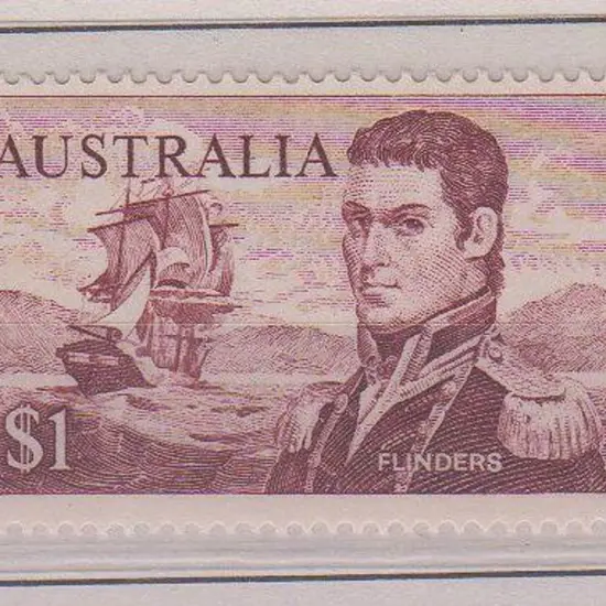 1973 $1 Flinders perf. 14¾ x 14 MUH. SG 401c ...