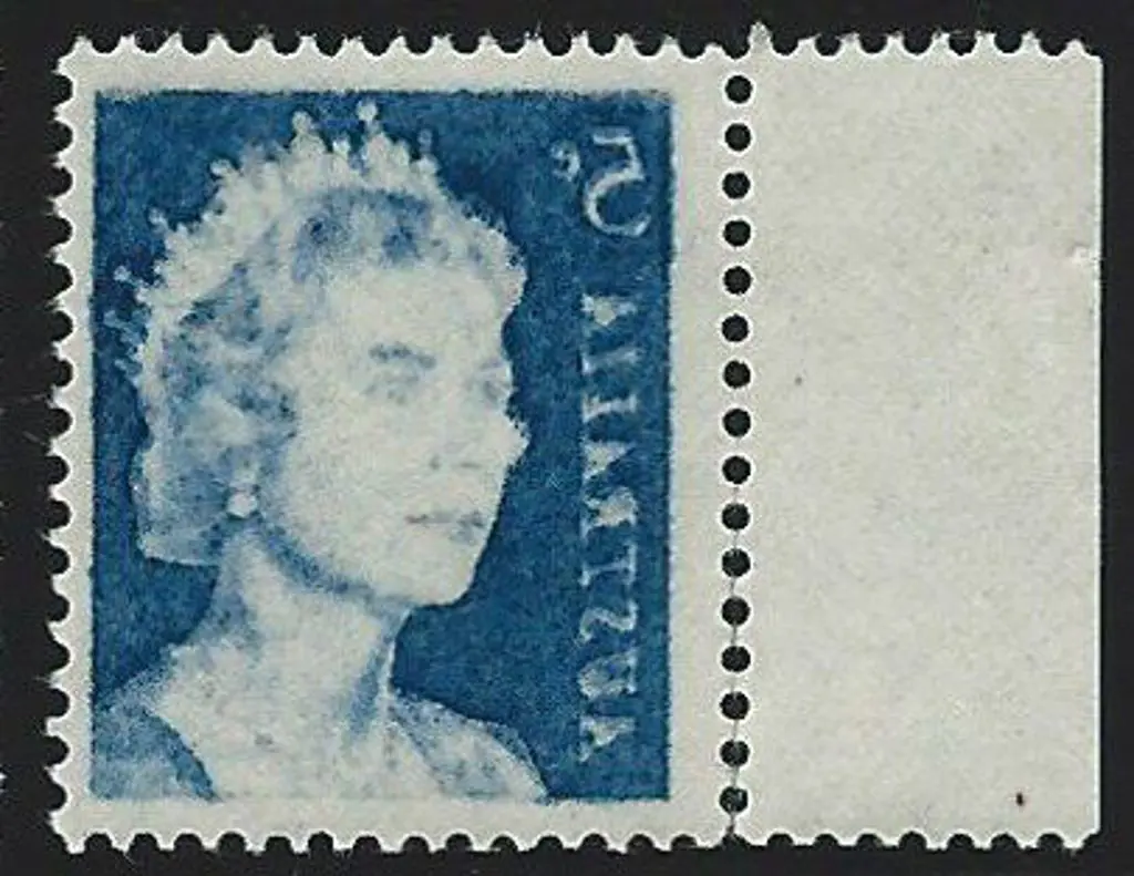 1967 5c blue QEII with left margin with a full ... Image 1++