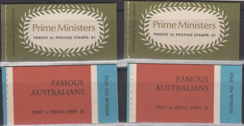 1968 $1 Famous Australian booklets Editions N68/3 ... Image 1++