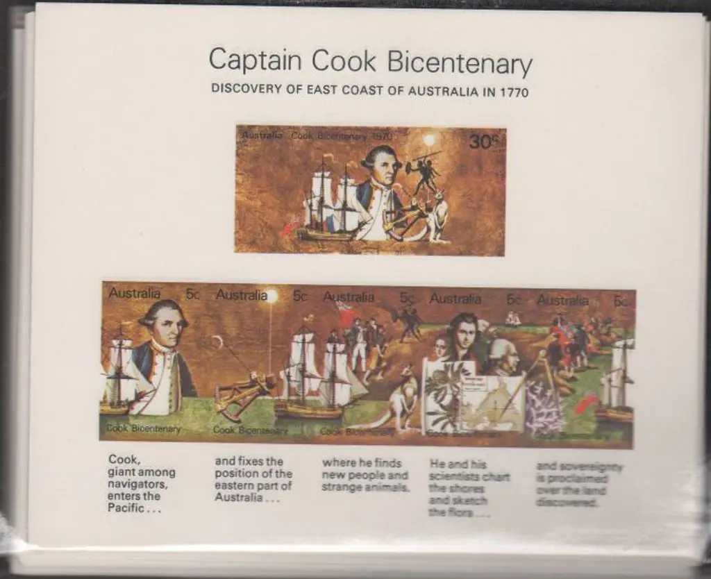 1970 Capt. Cook M/S's x 90. Excellent MUH ... Image 1++