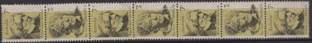 1973 Famous Australians Wentworth & Gilmour vert ... Image 1++