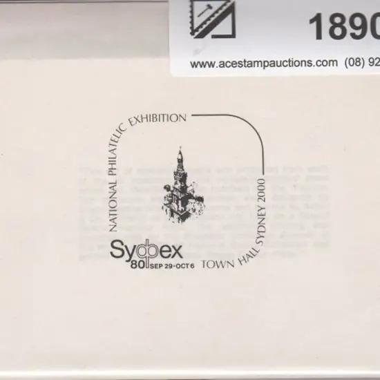 1980 Sydpex Nat Stamp Week M/S's in plated sets of ...